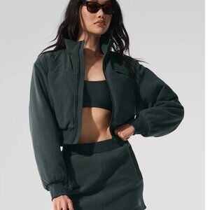 Alo - Polar Fleece Cropped Wintry Mix Jacket NEW w/ tags